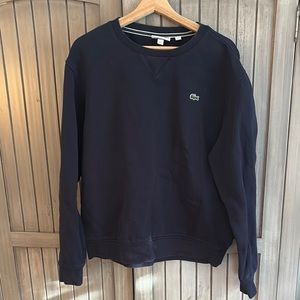 Lacoste Men's Navy Blue Crewneck